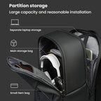 Large Capacity Lightweight Business Backpack For Men - Black