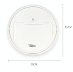3-in-1 Smart Vacuum Cleaner Robot - Rechargeable Multifunctional Dry / Wet - Black