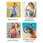Touch Screen Mp3 Bluetooth Music Player 128Gb Memory Hifi Sports Clip - No Tf Card