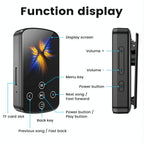 Touch Screen Mp3 Bluetooth Music Player 128Gb Memory Hifi Sports Clip - No Tf Card
