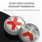 Wireless Noise-cancelling Earbuds with App Control - White