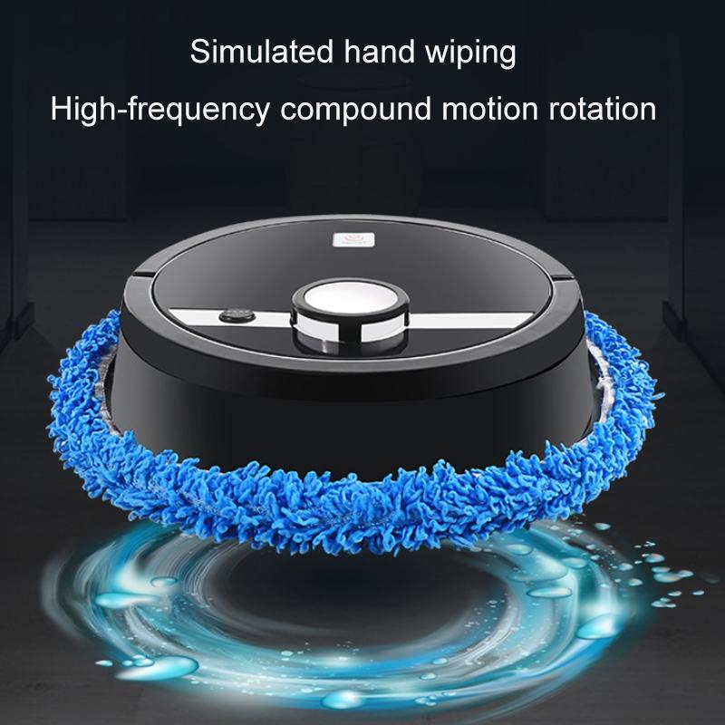 Smart All-in-one Robotic Sweeper and Mop - White