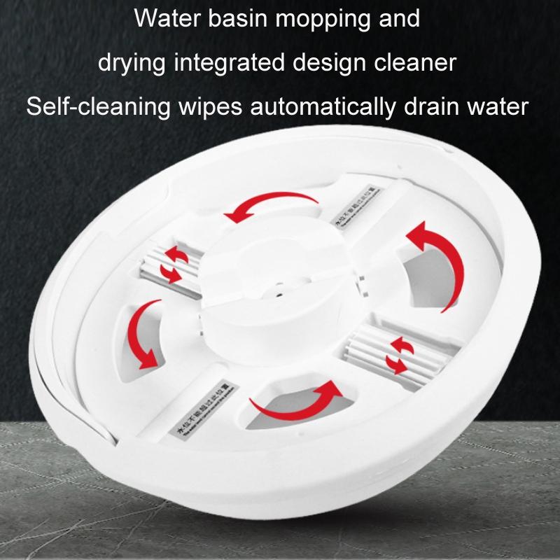 Smart All-in-one Robotic Sweeper and Mop - White