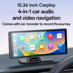 10.26 Inch Carplay Navigation & Recorder - Yesido Km19 Black