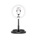 11 Inch Beauty Selfie Light With Desktop Bracket For Live Broadcast And Floor Use - Black