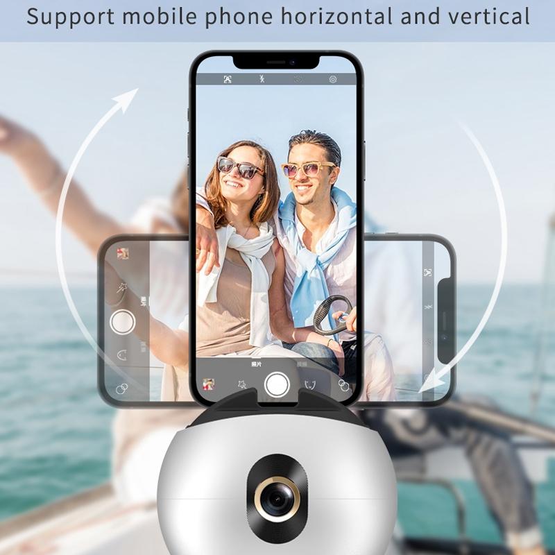 Smart Follow Shot Gimbal for Live Streaming - Rechargeable - White