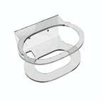 Pair of Wall Mounts for Google Nest Audio - Clear White