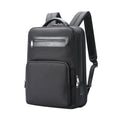 Waterproof Expandable Backpack with Usb Charging - Multi-compartment - Black