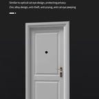 1080P Wifi Smart Cat Eye Video Doorbell With 4.3 Ips Lcd Screen And Infrared Night Vision Black