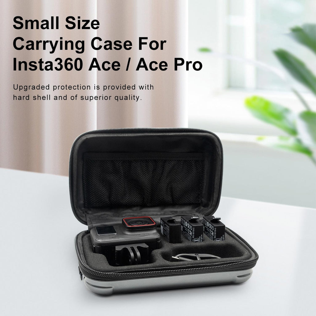 18.5 x 11.5 x 6cm Small Organizer Bag for Sports Camera Accessories - Deep Gray
