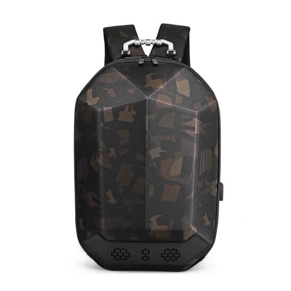 Waterproof Bluetooth Shoulder Bag with Usb Charging - Music