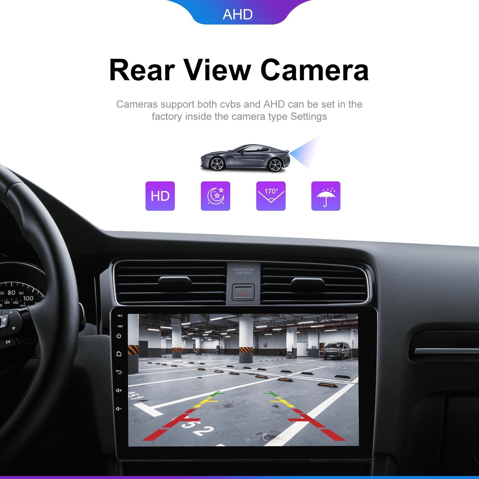 6 + 128G Android Car Bluetooth Player With Gps Navigation - Standard 9 Inch
