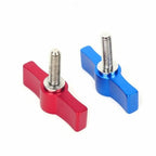 10pcs T-shaped Multi-directional Screw with M5 Aluminum Alloy Handle - Red