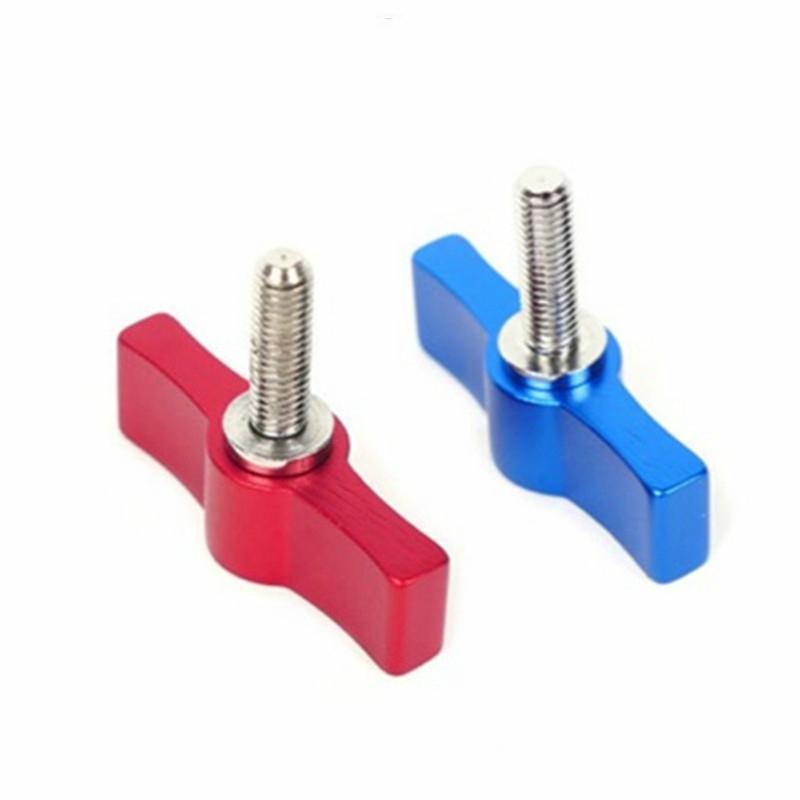 10pcs T-shaped Multi-directional Screw with M5 Aluminum Alloy Handle - Red
