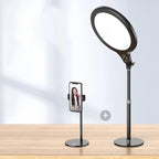 26cm Live Broadcast Beauty Light Bracket - Medium Version & Black Desktop Photography