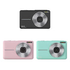 Mini Children Photography Camera - 2.4-inch Hd 16x Zoom - Black+32G