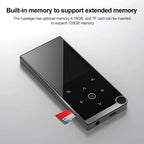 2.4 Inch Touch Mp4 / Mp3 Player 16Gb Memory E Book / Alarm / Timer No Bluetooth - Red