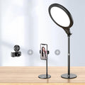 26cm Live Broadcast Beauty Light Bracket with Cooling Bracket - Medium Version Black