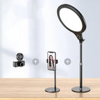 26cm Live Broadcast Beauty Light Bracket with Cooling Bracket - Medium Version Black
