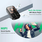 Touch Screen Mp3 Bluetooth Music Player 128Gb Memory Hifi Sports Clip - 16Gb