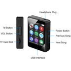 Bluetooth 5.0 Mp3 Player With Ebook Recorder 128Gb - 16Gb