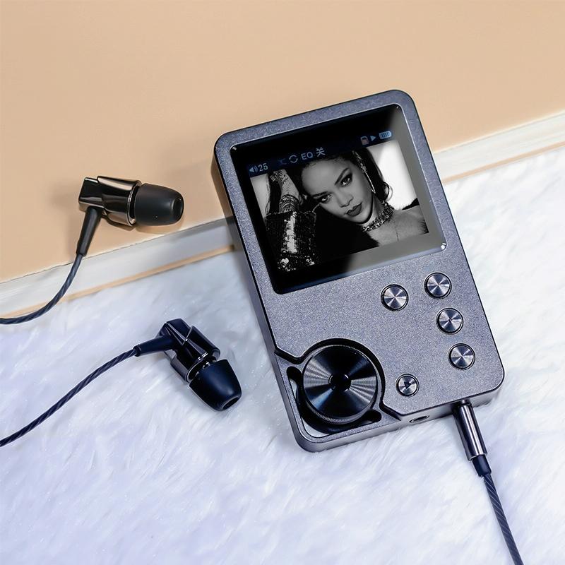 Lossless Dsd256 Music Player Silver Gray - With 128Gb Tf Card