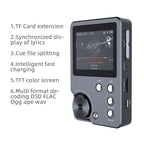 Lossless Dsd256 Music Player Silver Gray - With 128Gb Tf Card