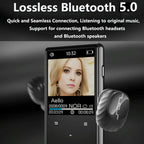 16Gb Portable Bluetooth Mp3 / Mp4 Music Player Black - 32Gb