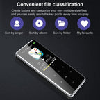 Portable Bluetooth Mp3 Player With Touch Screen 32Gb Memory Black