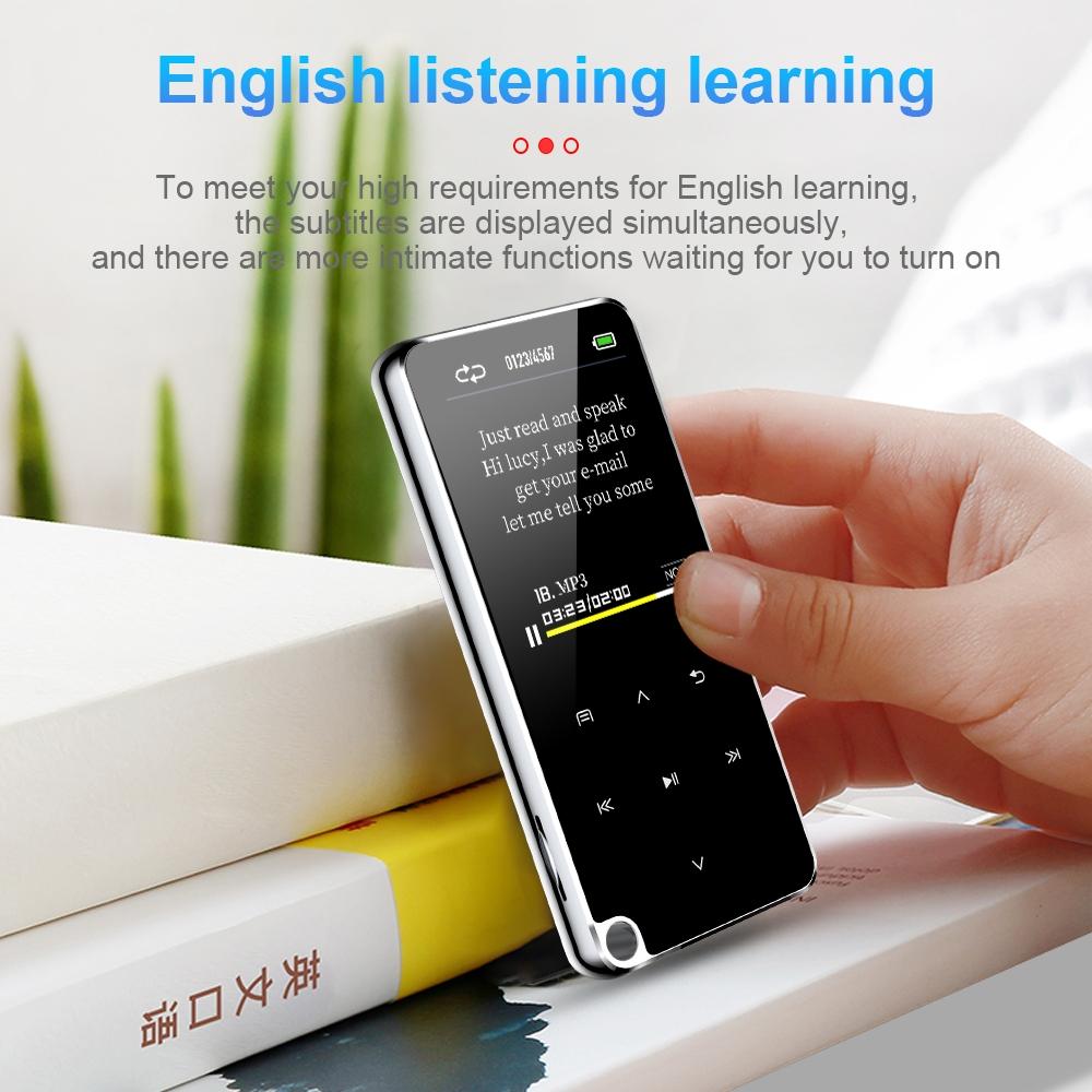 Portable Bluetooth Mp3 Player 32Gb Capacity Black