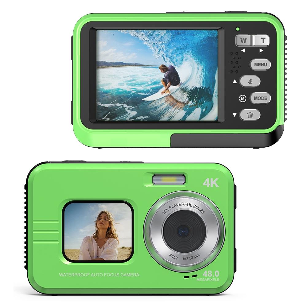 Waterproof 48mp Dual Screen Outdoor Camera - Wdc901 - Black