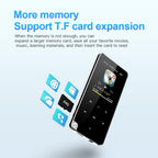 Portable Bluetooth Mp3 Player 64Gb Capacity Black