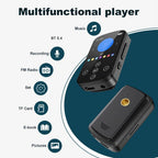 Touch Screen Mp3 Bluetooth Music Player 128Gb Memory Hifi Sports Clip - 64Gb