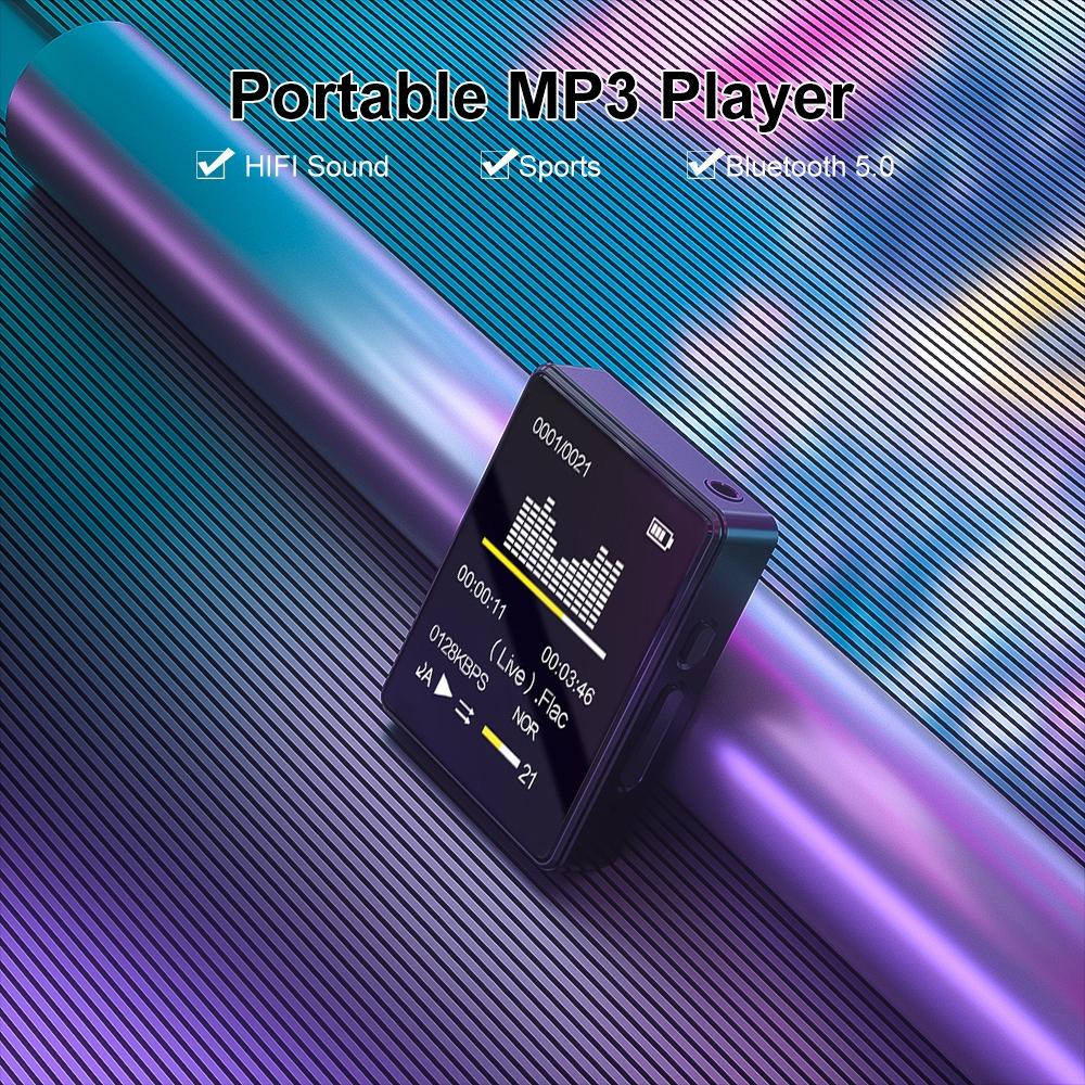 Bluetooth 5.0 Mp3 Player With Ebook Recorder 128Gb - 64Gb