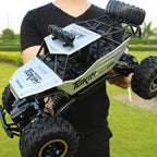 Off-road Climbing Car with 2.4ghz Remote Control and Double Motors - Black