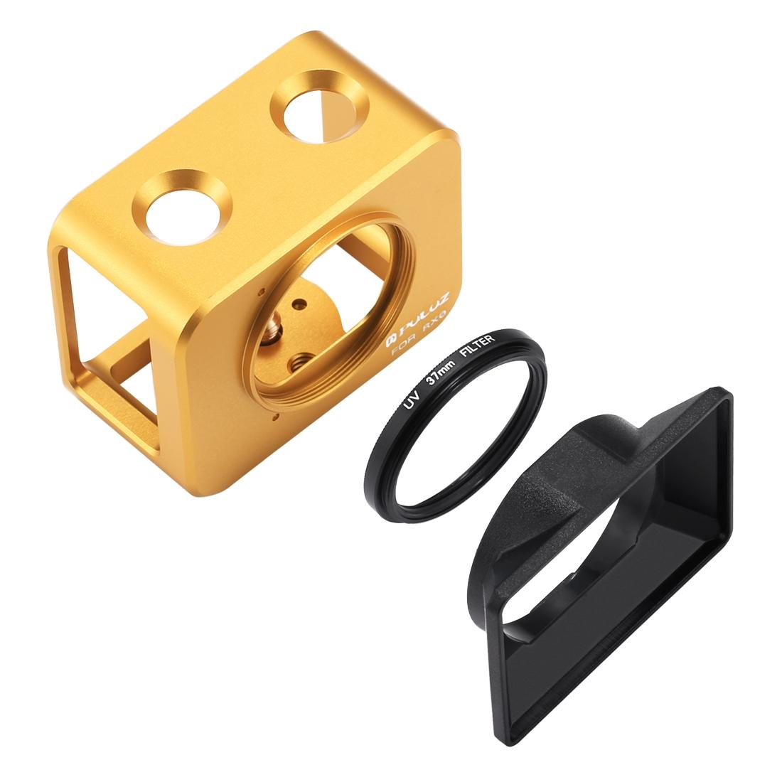 Sony Rx0 Protective Cage with 37mm Lens and Sunshade - Black