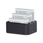 Tri-slot Fast Charger for Insta360 X3 / one X2 Batteries