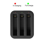 Tri-slot Fast Charger for Insta360 X3 / one X2 Batteries