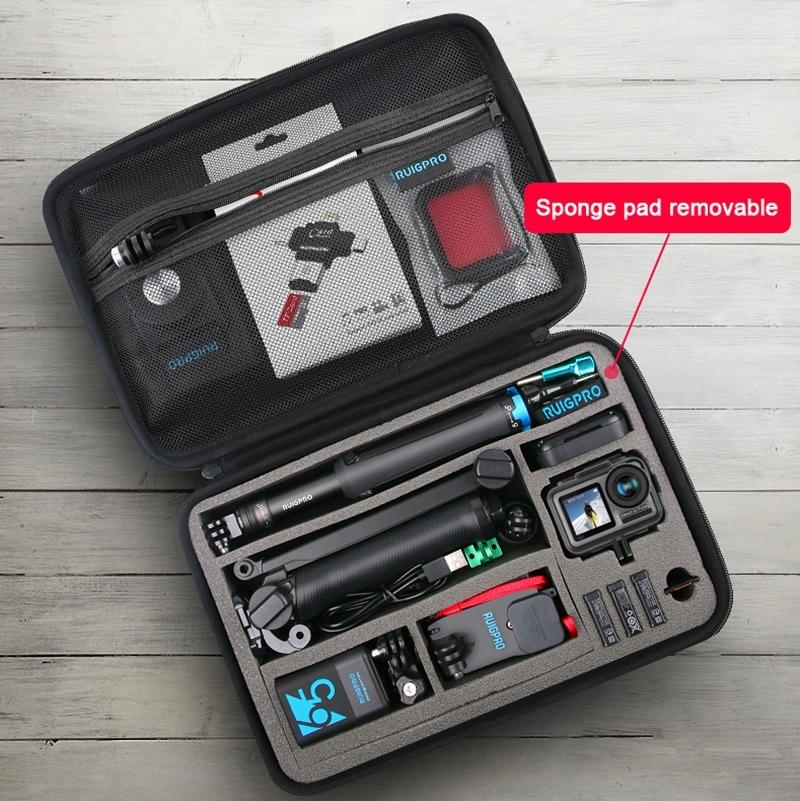 Portable Shockproof Waterproof Case for Dji Action - 33.5cm x 22.7cm x 6.3cm