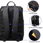 Waterproof Anti-theft Travel Backpack - 31x19x43cm in Black