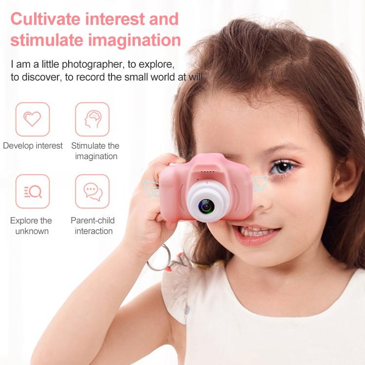Mini Children Camera - 2.0 Inch Lcd Screen Hd 1300w - Green