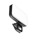 Rechargeable Clip-on Selfie Light with 66 Leds - 3 Modes for Phone Laptop Tablet - Black - Black