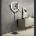 12 Inch Desktop Fill Light Beauty Bracket for Landing Headlights - Black