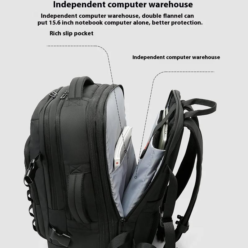 Large Capacity Business Backpack For Men - Gray