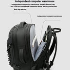 Large Capacity Business Backpack For Men - Gray
