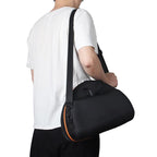 Outdoor Portable Speaker Protection Bag for Harman Kardon Go & Play3 - Black Orange