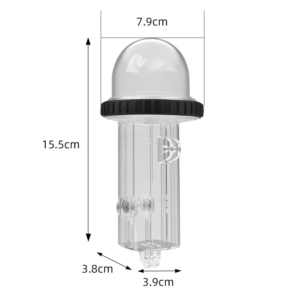 Waterproof Diving Housing for Dji Pocket 3 - 40m Depth - Black Handle