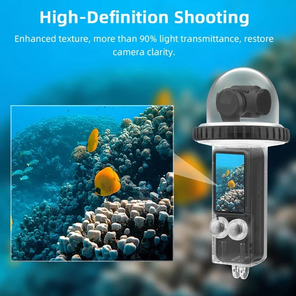 Waterproof Diving Housing for Dji Pocket 3 - 40m Depth - Black Handle