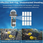 Waterproof Diving Housing for Dji Pocket 3 - 40m Depth - Black Handle