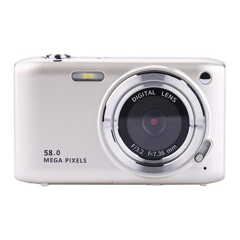 Portable 16X Zoom Hd Digital Camera With 2.88 Ips Screen - White